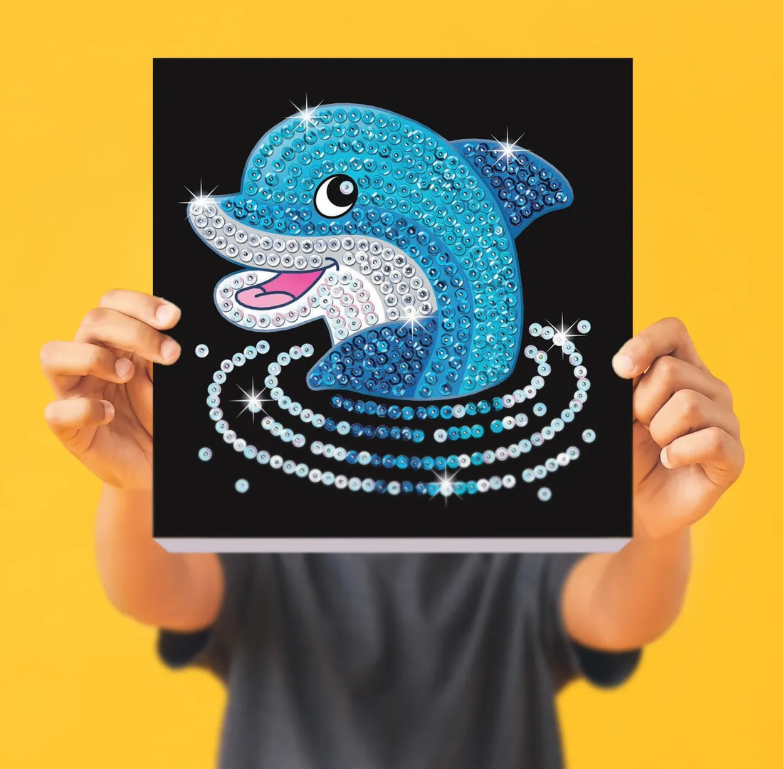 Dolphin Sequin Art Craft Kit