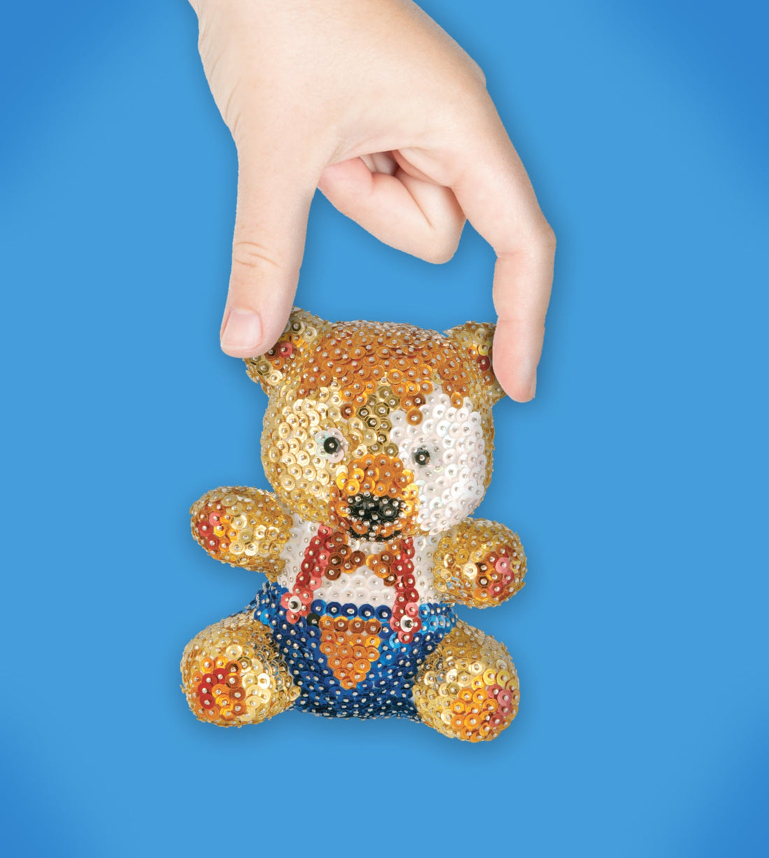 Teddy Sequin Art 3D Craft Kit