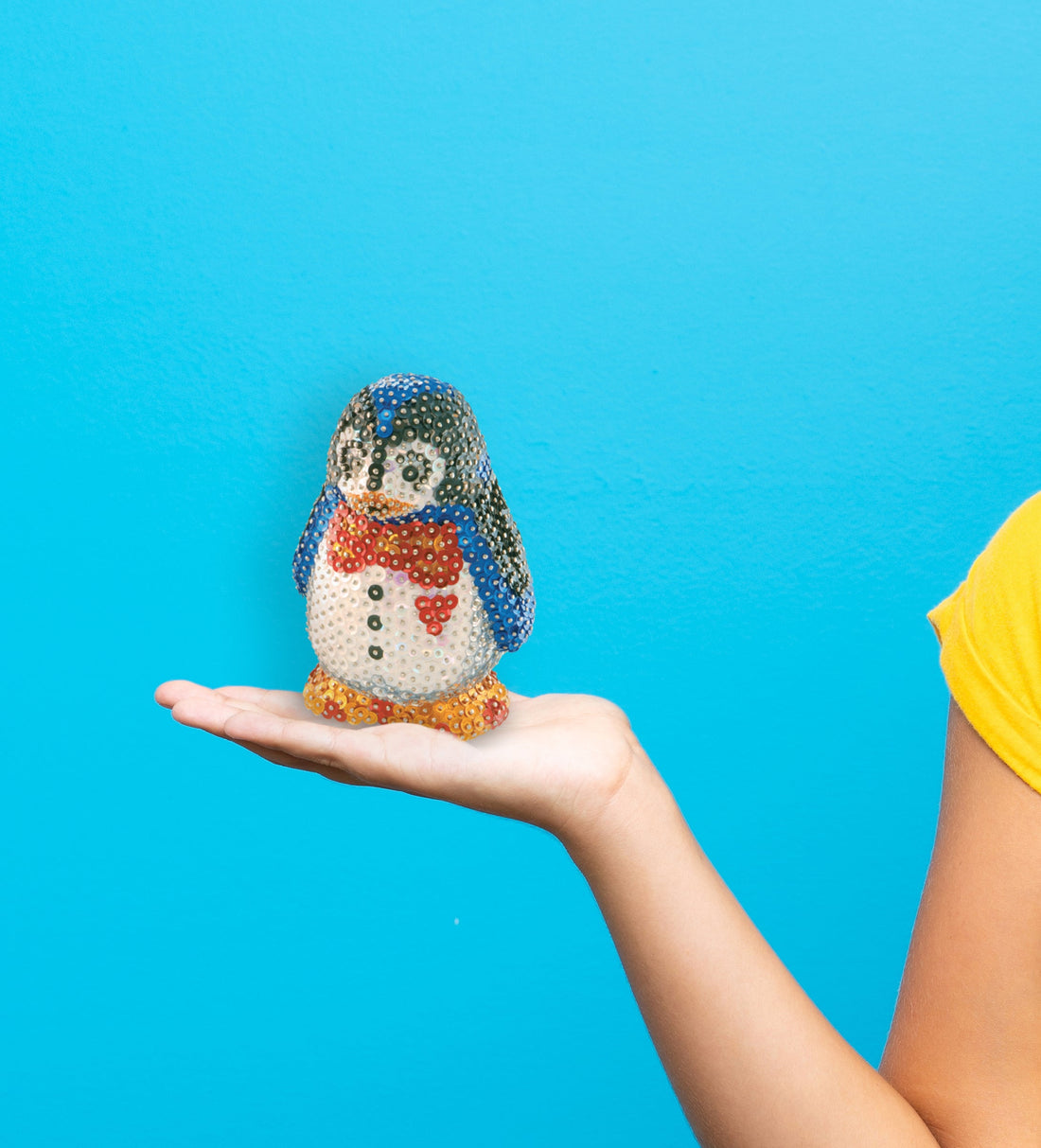 Penguin Sequin Art 3D Craft Kit