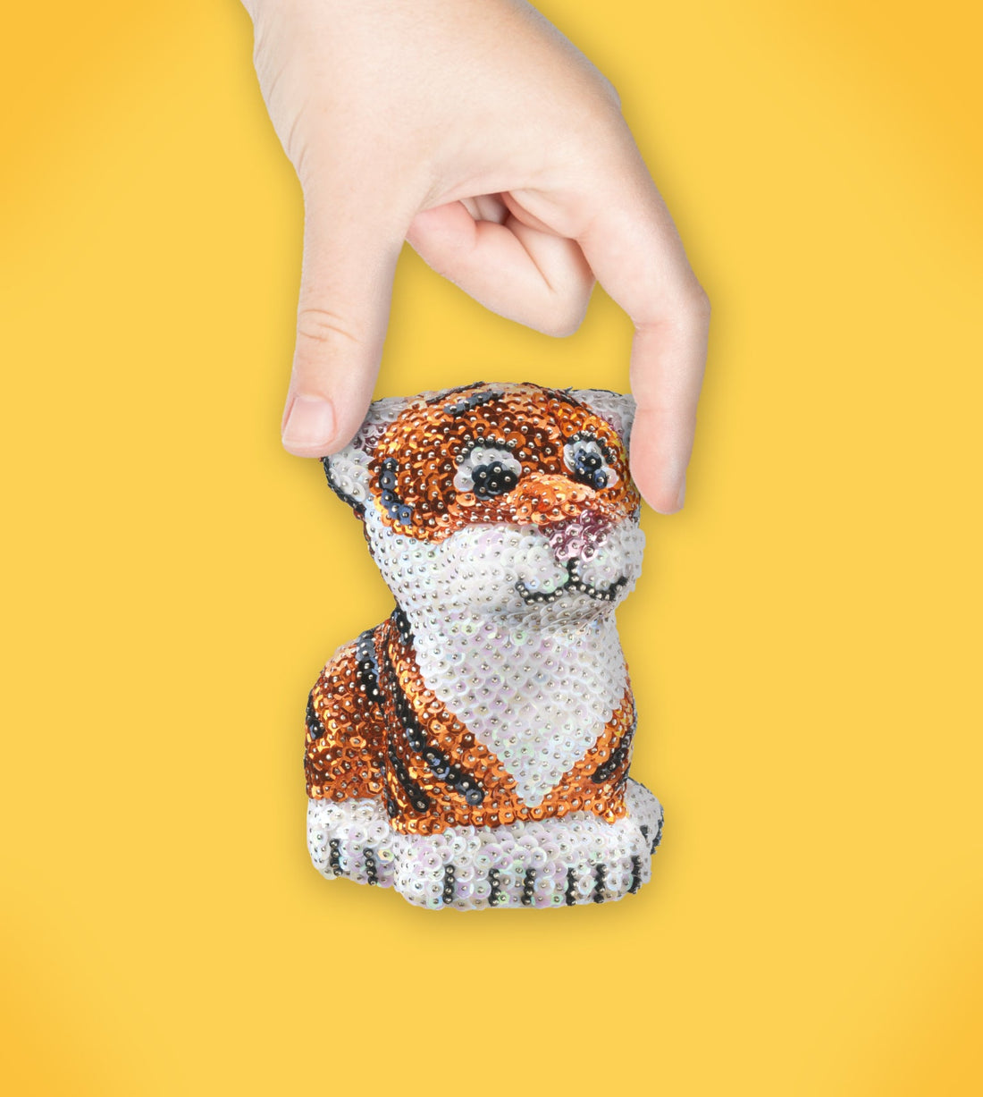 Tiger Sequin Art 3D Craft Kit