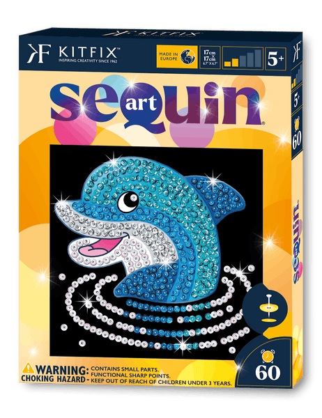 Dolphin – Sequin Art 60 Craft Kit