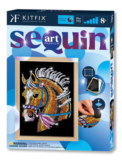 Horse Sequin Art Craft Kit
