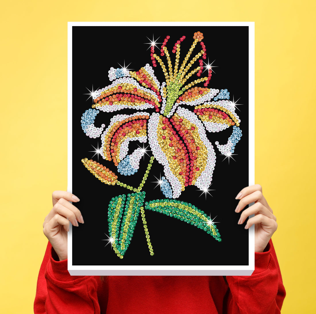 Tiger Lily Sequin Art ECO Craft Kit