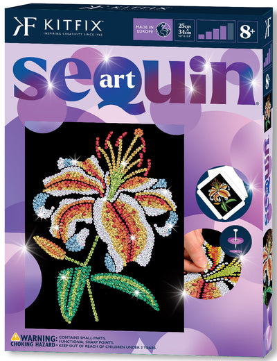 Tiger Lily Sequin Art Craft Kit