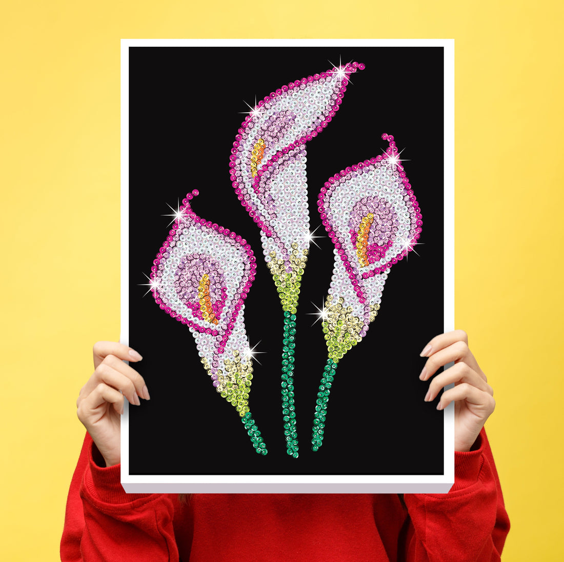 Calla Lily Sequin Art Craft Kit