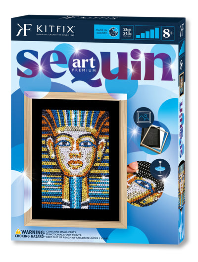 Tutankhamun Sequin Art Craft Kit