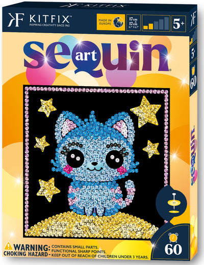 Kitten Sequin Art Craft Kit