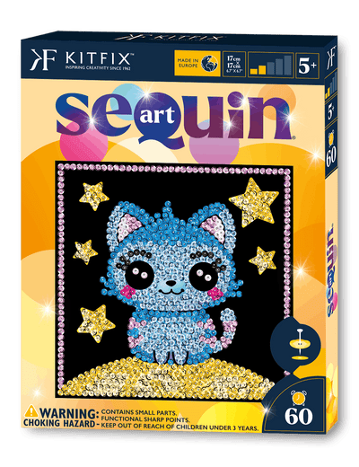 Kitten Sequin Art Craft Kit