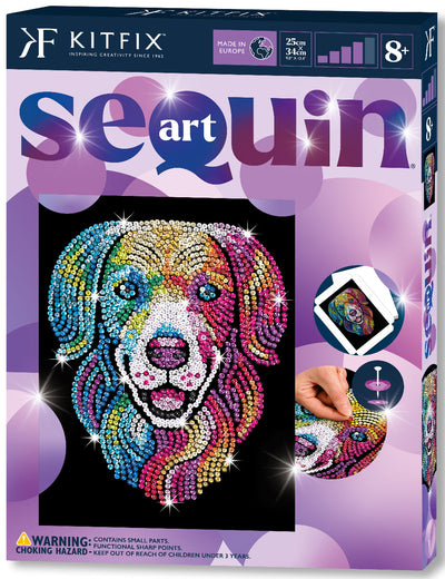Harlequin Hound Sequin Art Craft Kit