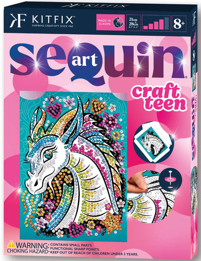 Dragon Sequin Art Craft Kit
