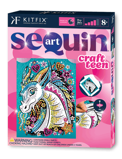 Dragon Sequin Art Craft Kit