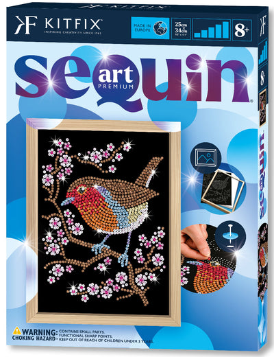 Robin Sequin Art Craft Kit