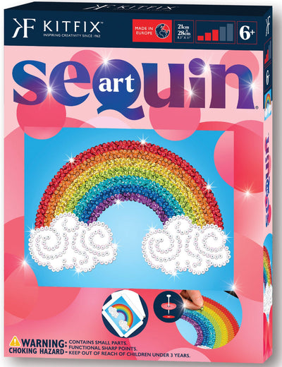 Rainbow Sequin Art Craft Kit