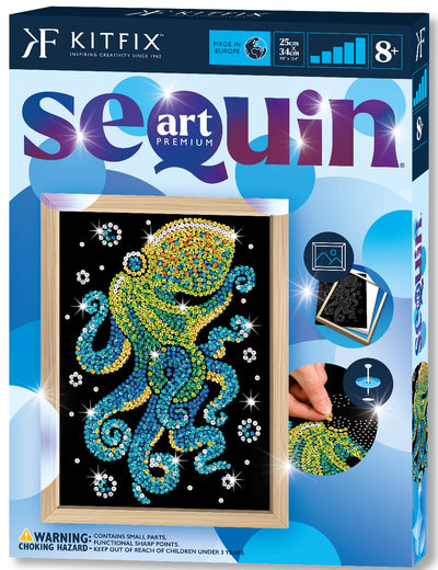 Octopus Sequin Art Craft Kit