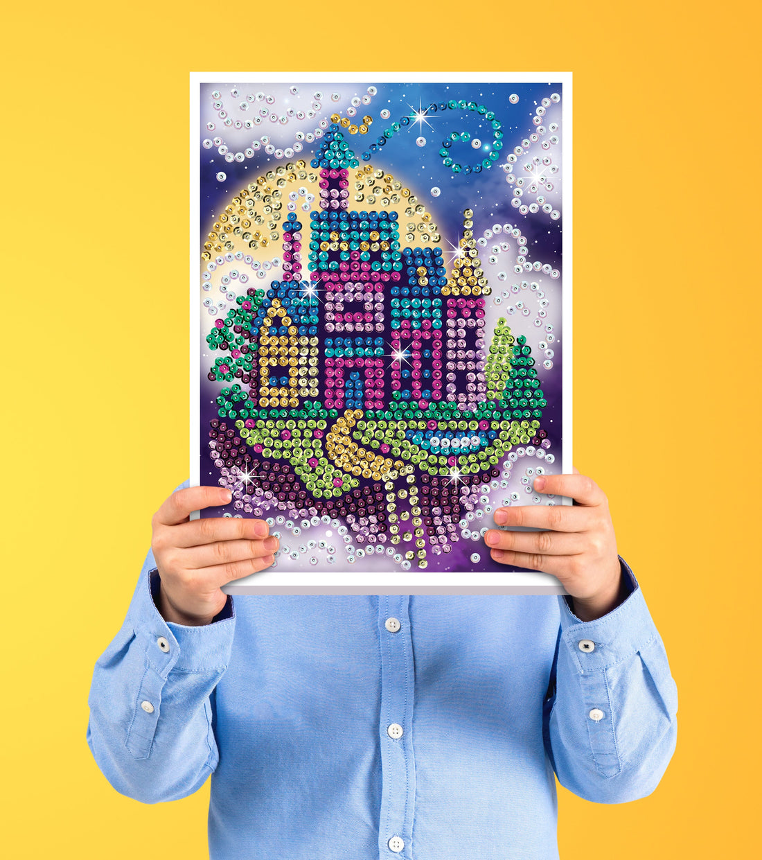 Castle in the Clouds Sequin Art Craft Kit
