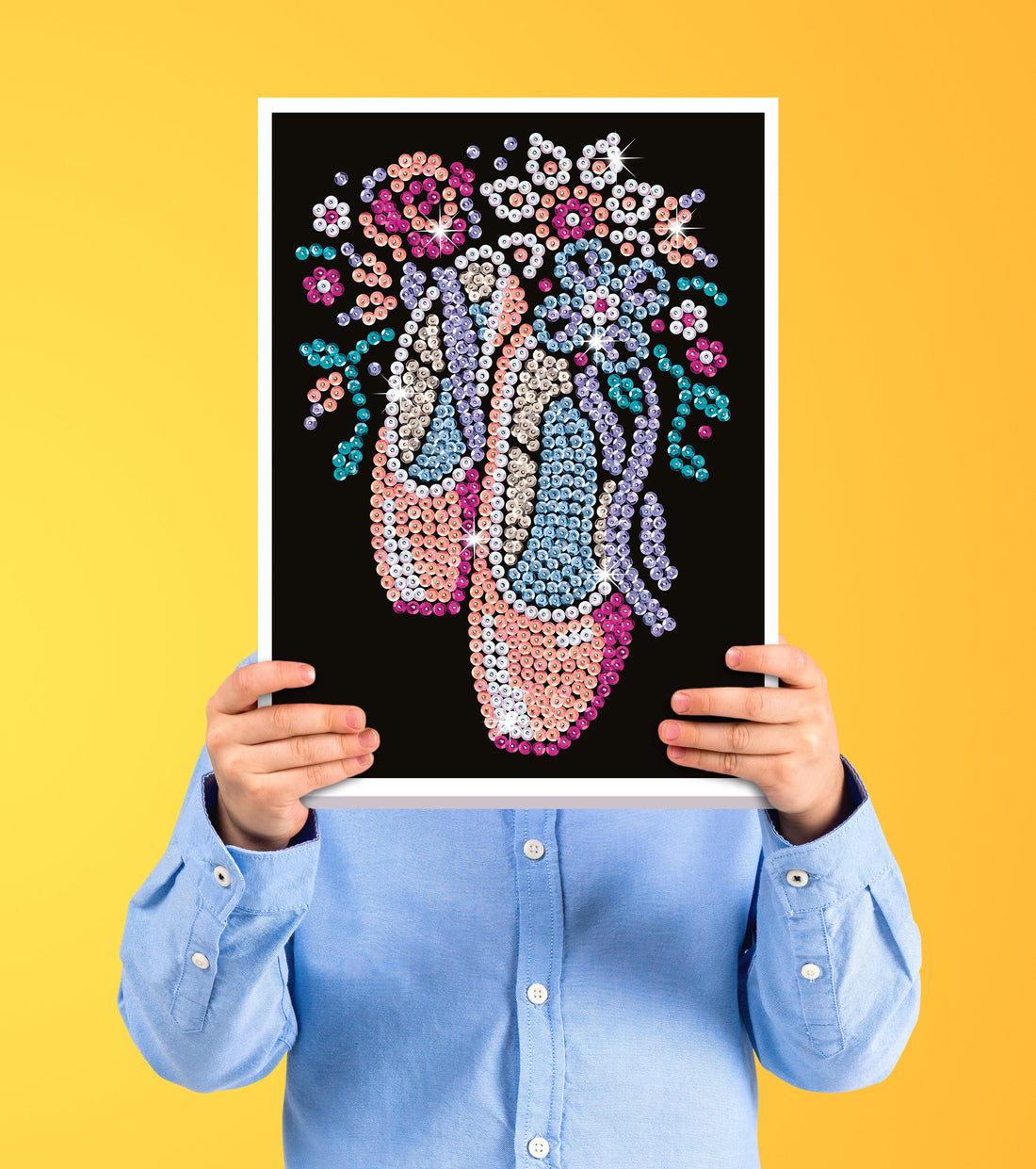 Ballet Shoes Sequin Art ECO Craft Kit