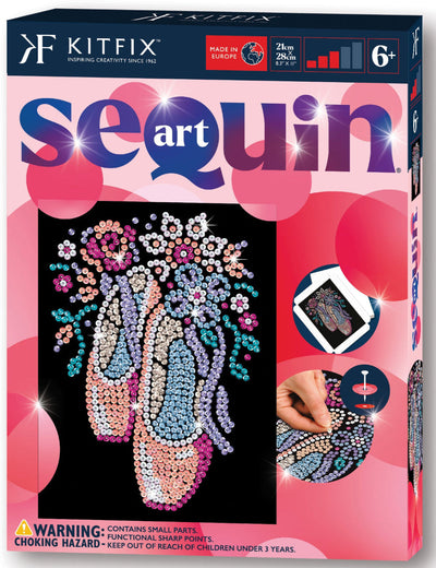 Ballet Shoes Sequin Art Craft Kit