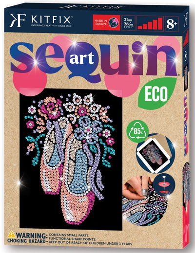 Ballet Shoes Sequin Art ECO Craft Kit