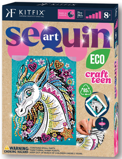 Dragon Sequin Art ECO Craft kit