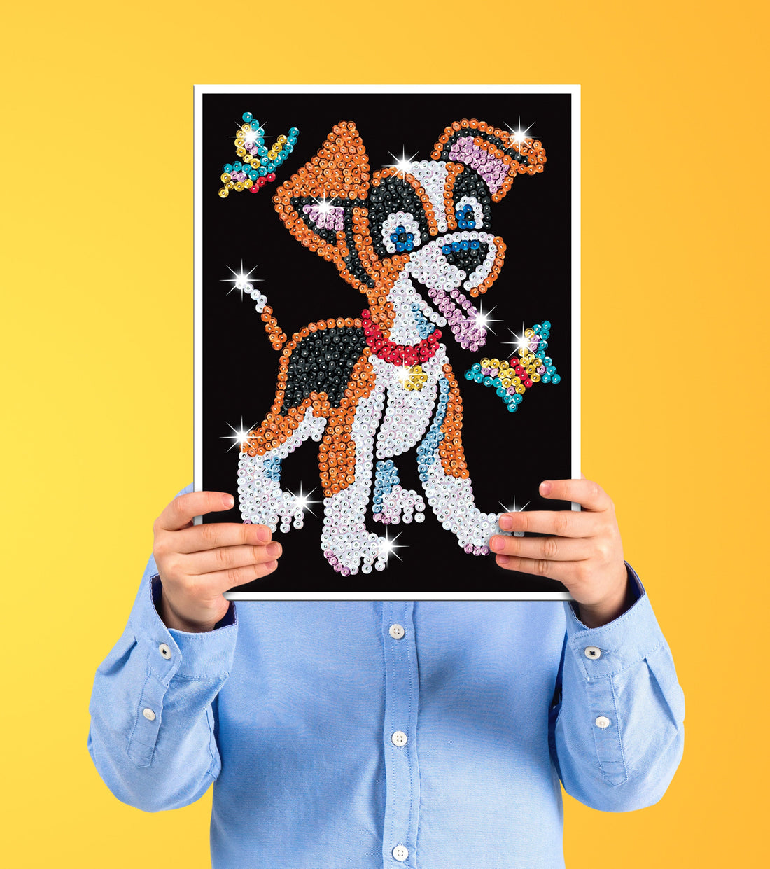 Oscar Puppy Sequin Art Craft Kit