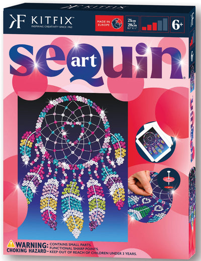 Dreamcatcher Heart Sequin Art Craft Kit