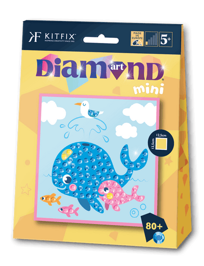 Whale Family Diamond Art Craft Kit