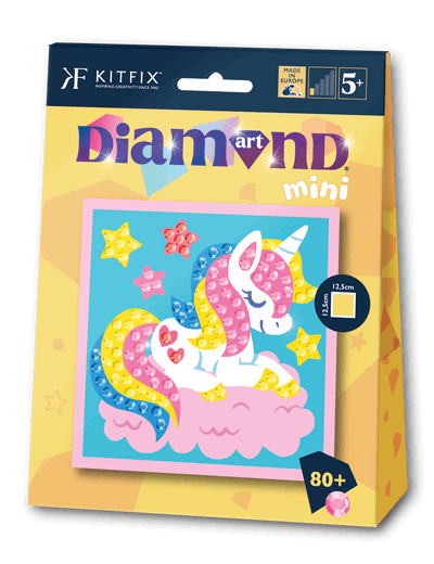 Sleepy Unicorn Diamond Art Craft Kit