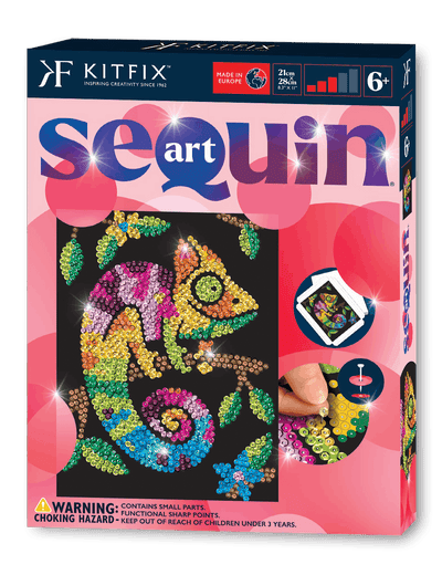 Chameleon Sequin Art Craft Kit