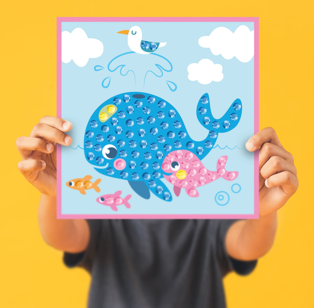 Whale Family Diamond Art Craft Kit