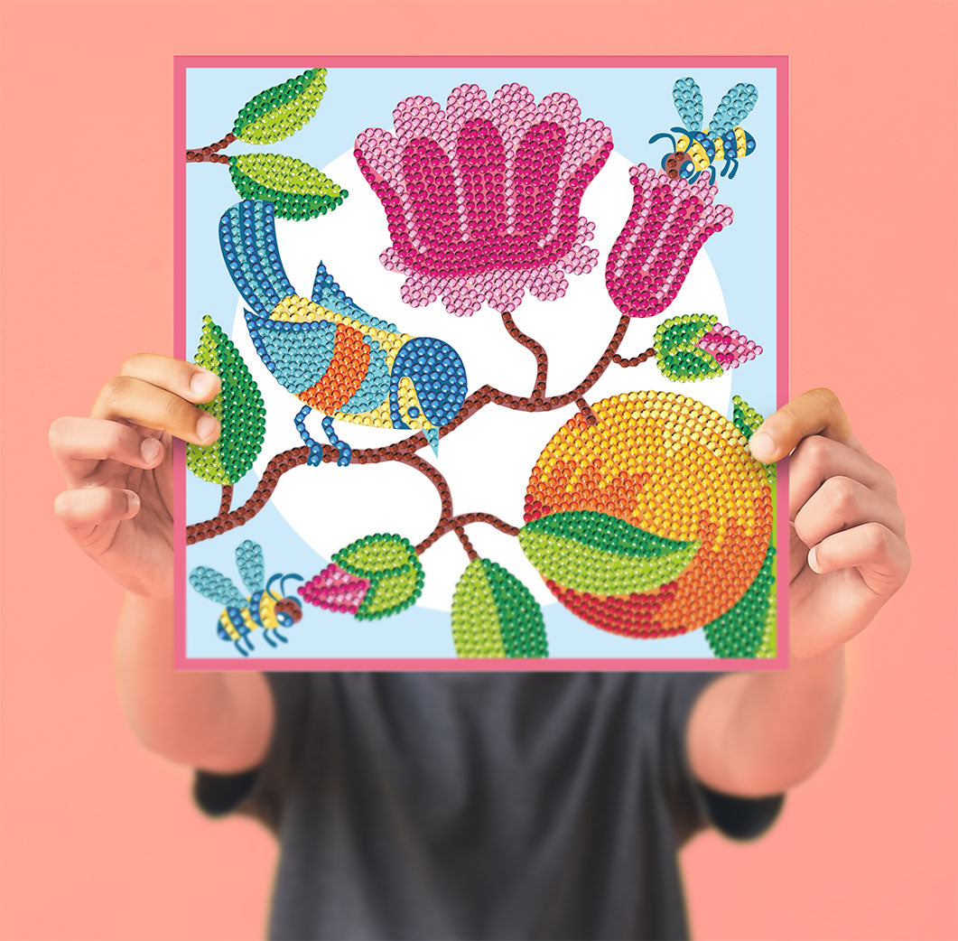 Bird and Blooms Diamond Art Craft Kit