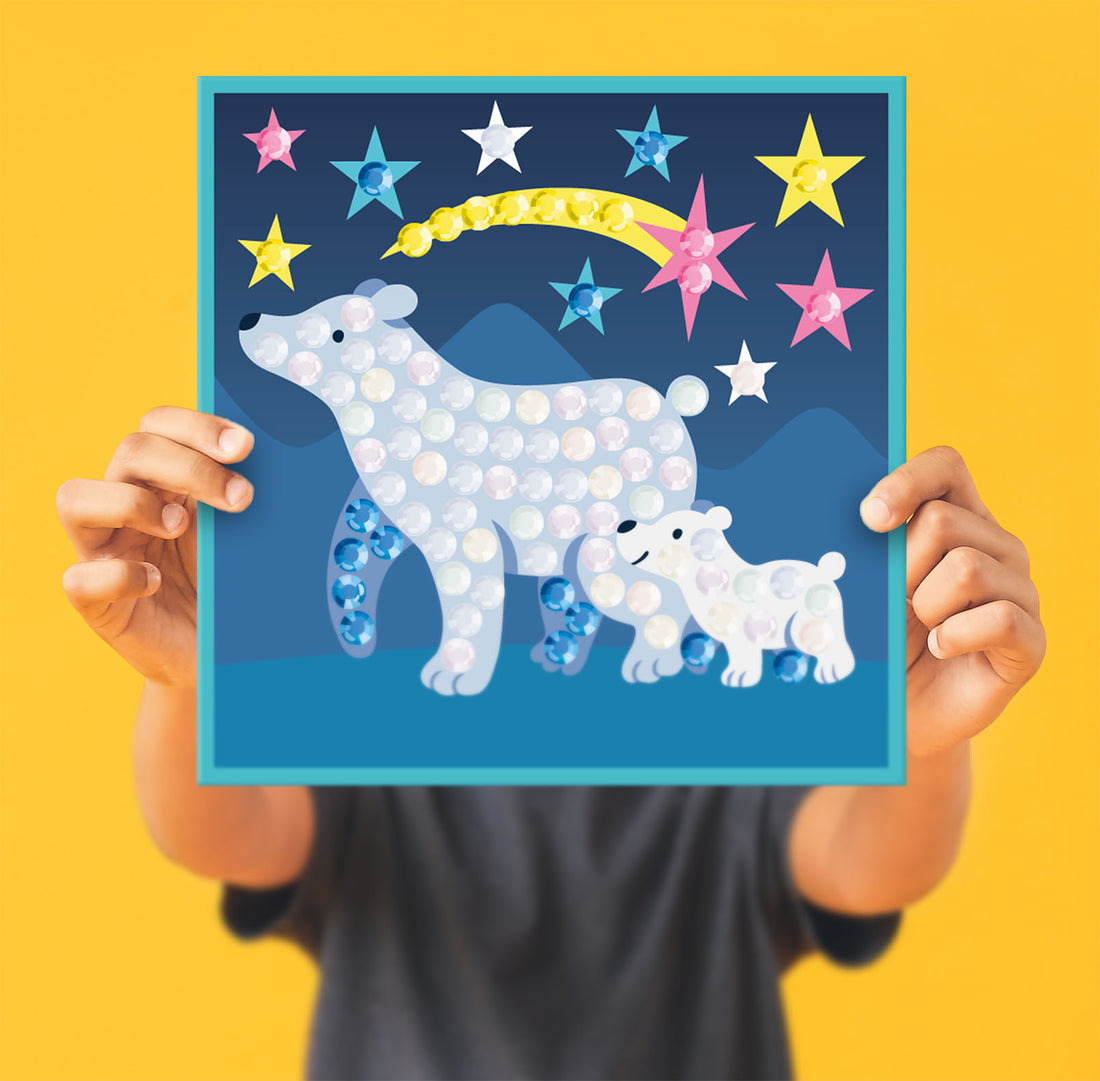 Arctic Fun 3-in-1 Diamond Art Craft Kit