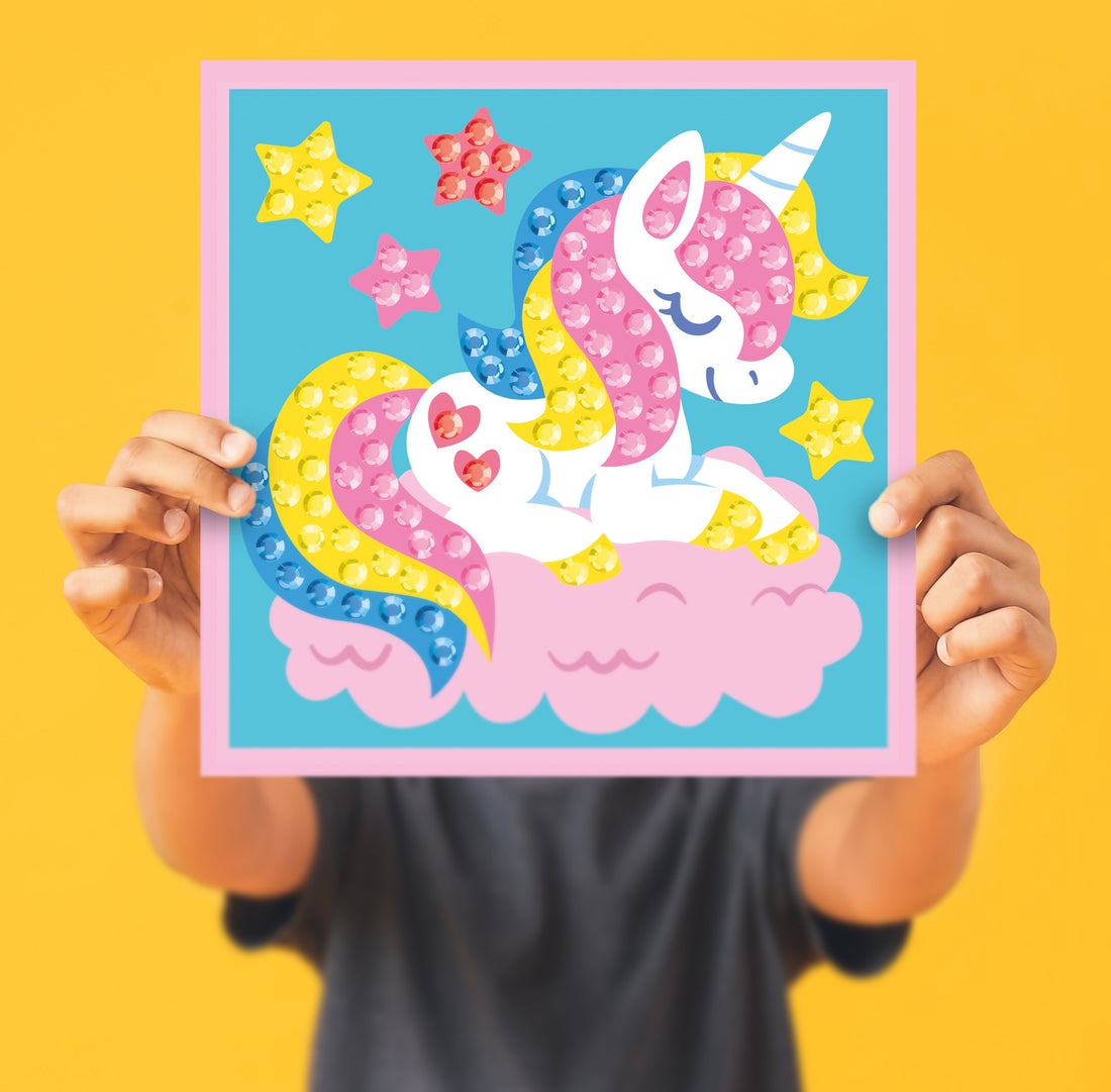 Sleepy Unicorn Diamond Art Craft Kit
