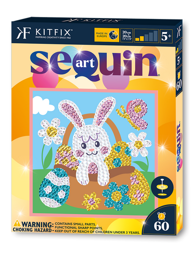 Easter Bunny Sequin Art Craft Kit