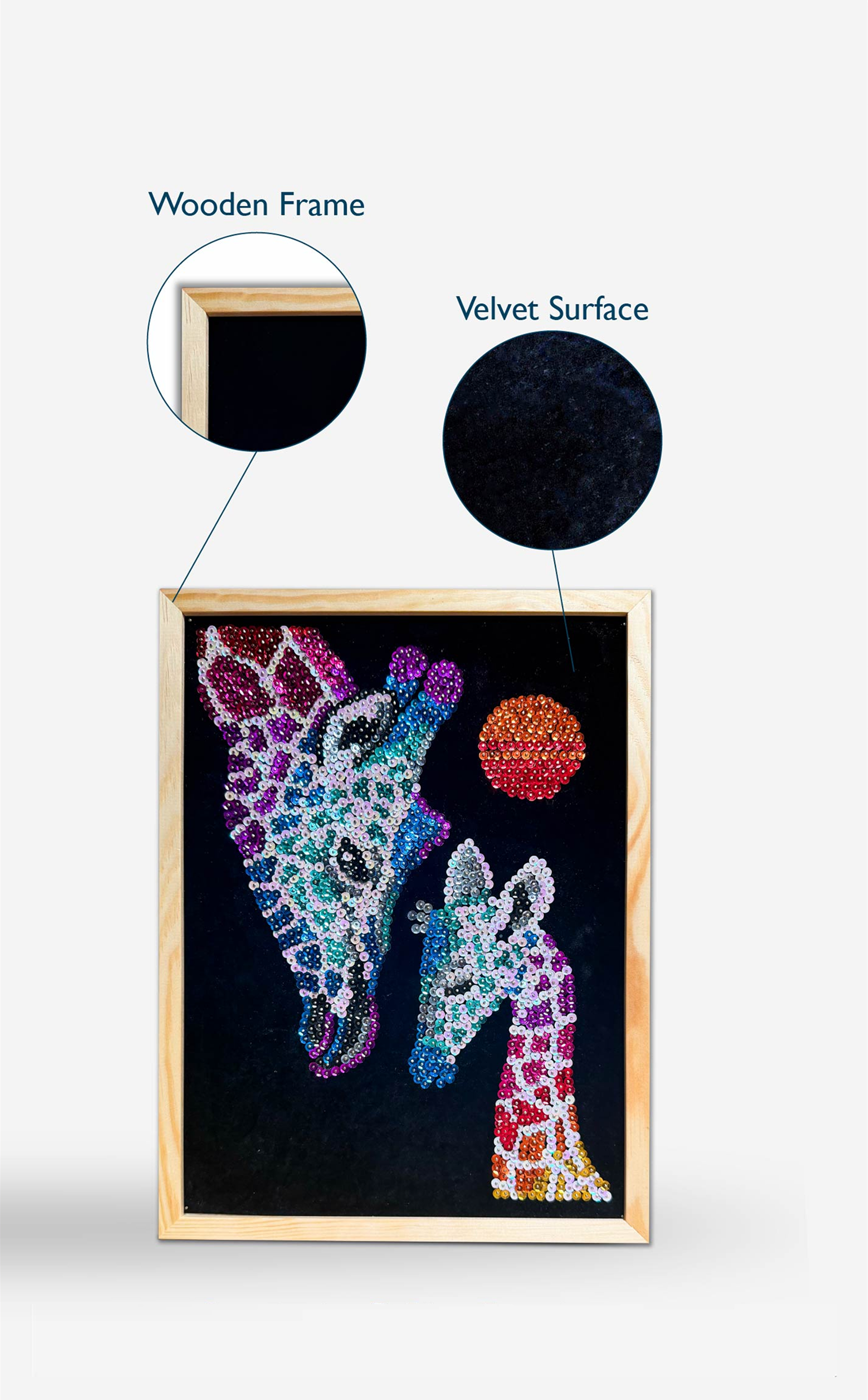 Sequin Art Blue Premium