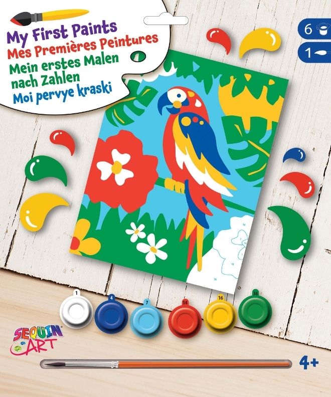 Parrot, My First Painting by Numbers
