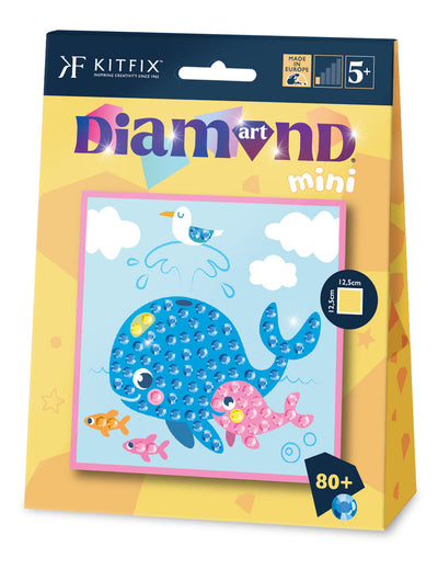 Whale Family Diamond Art Craft Kit