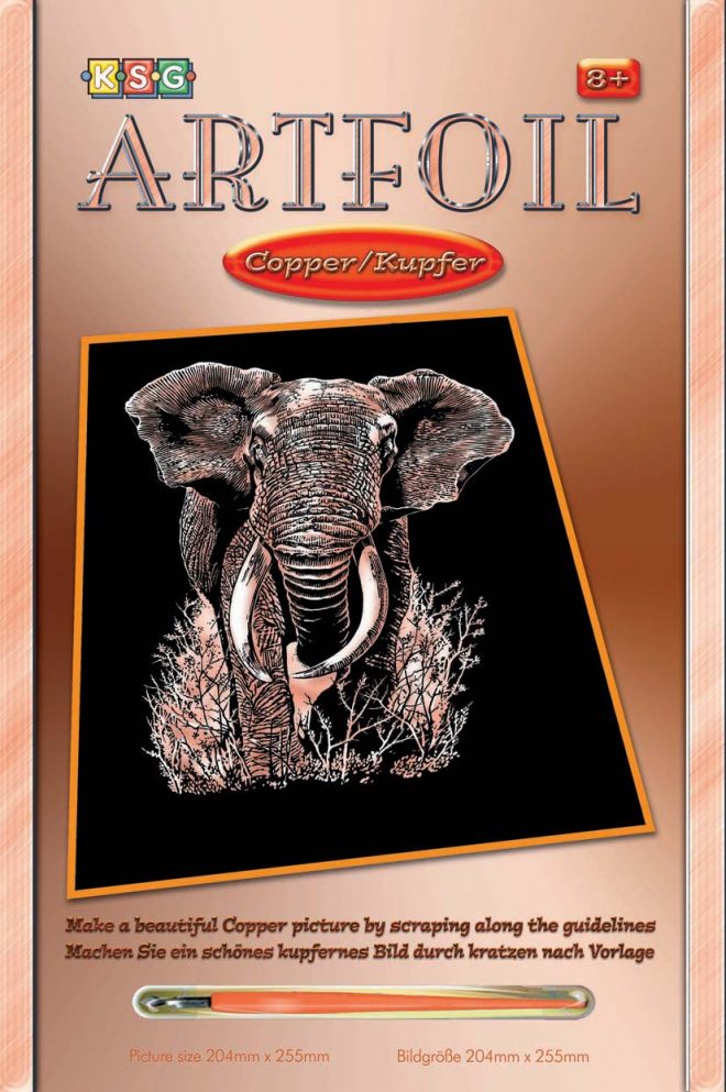 Elephant, Artfoil Copper