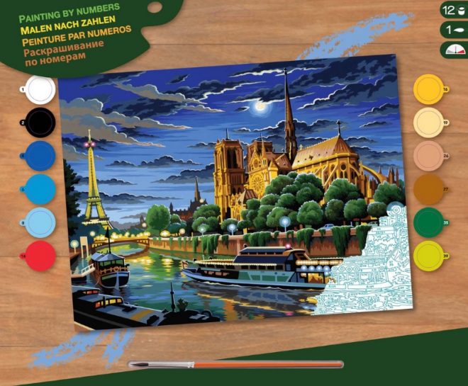 Paris, Senior Painting by Numbers