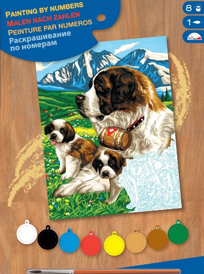 St Bernards, Junior Painting by Numbers