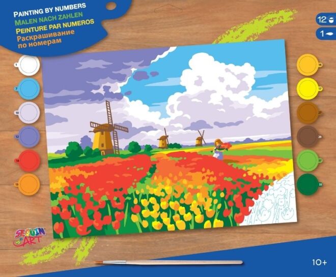 Tulips from Amsterdam, Senior Painting by Numbers