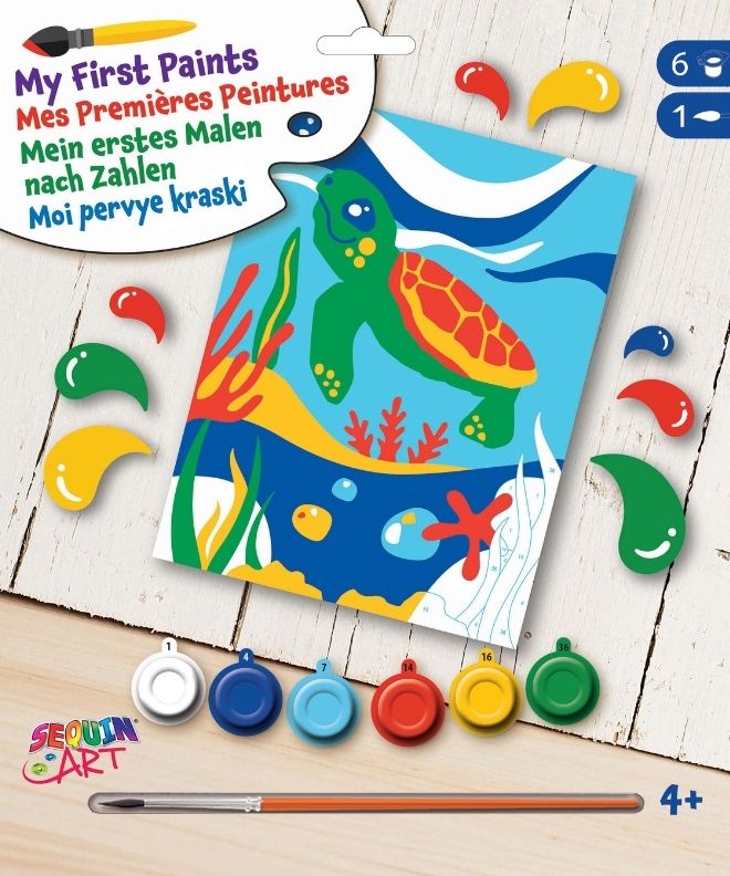 Turtle, My First Painting by Numbers