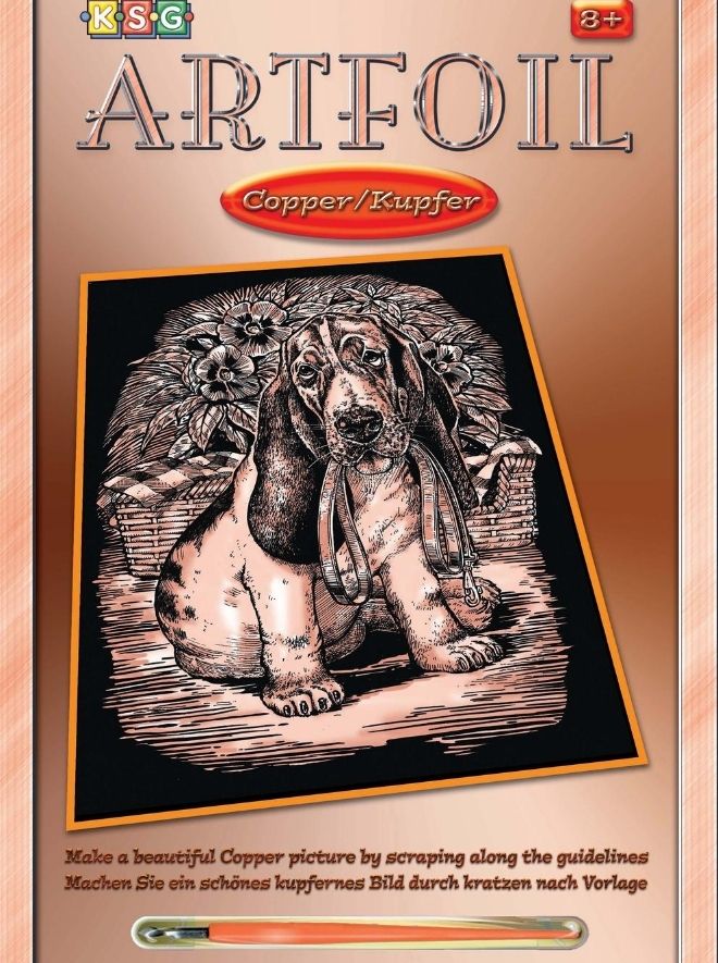 Basset Hound, Artfoil Copper