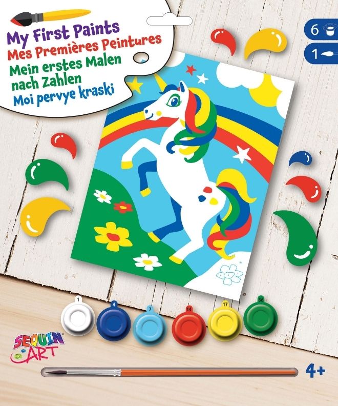 Unicorn, My First Painting by Numbers