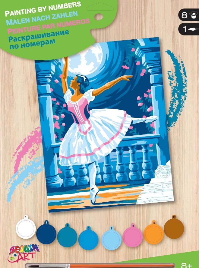 Ballerina, Junior Painting by Numbers