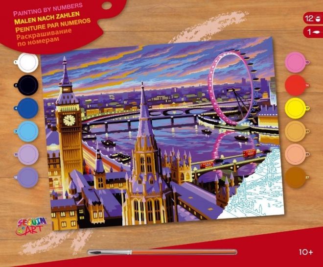 London, Senior Painting by Numbers