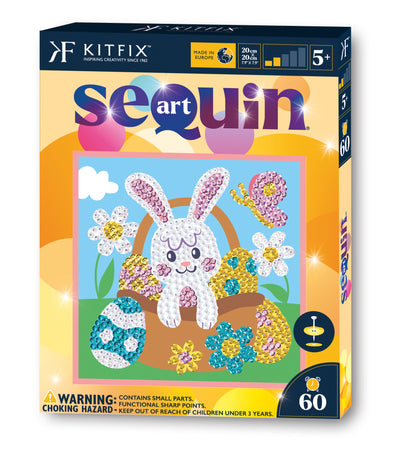 Easter Bunny Sequin Art Craft Kit
