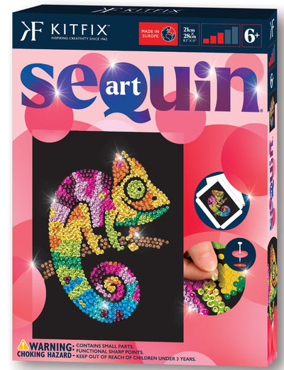 Chameleon Sequin Art Craft Kit