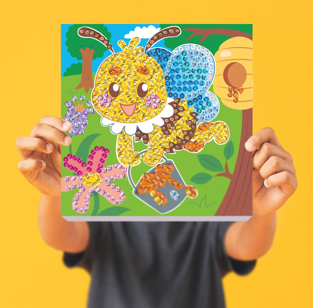 Bee Sequin Art Craft Kit
