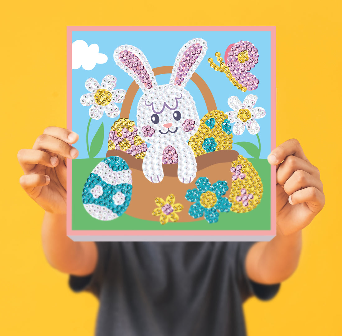 Easter Bunny Sequin Art Craft Kit